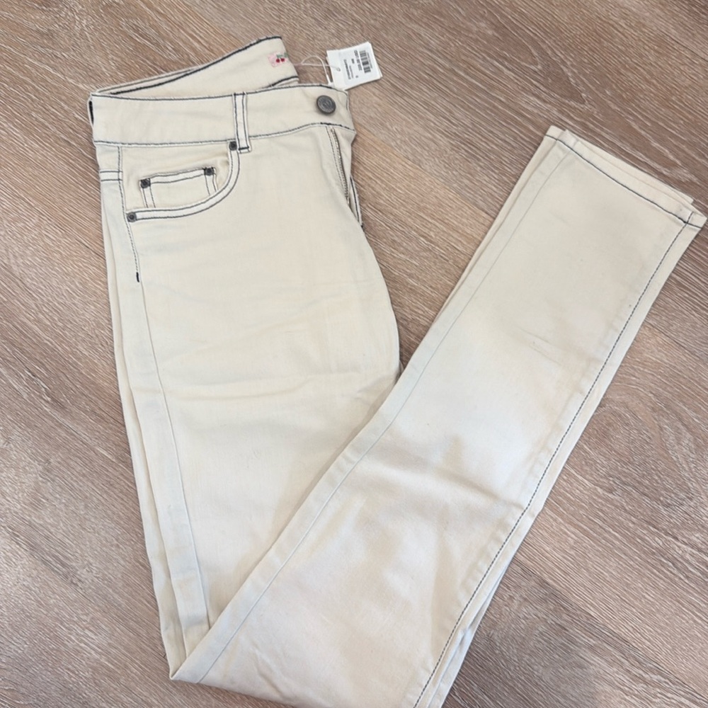 NWT Bonpoint Sienna Cream Jeans Pants S